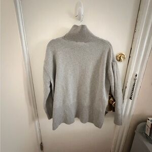 H&M Heather Gray Turtleneck Sweater